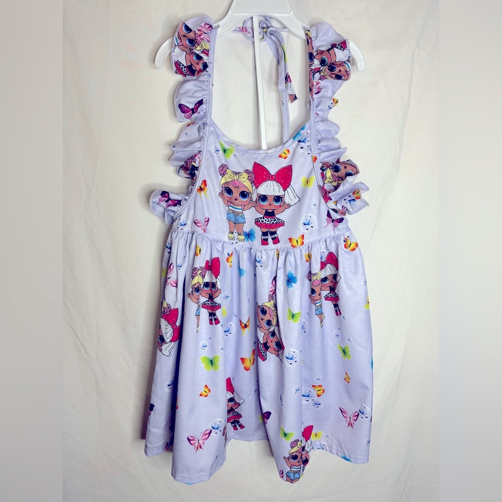 LOL girls Dress with Ruffle Straps